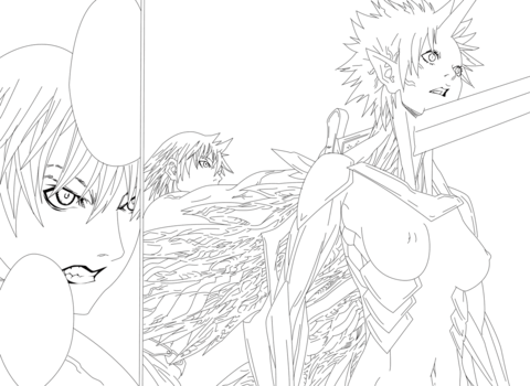 Raki And Priscilla Coloring Page